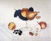 Cady Emma Jane Fruit in a Glass Compote oil on canvas